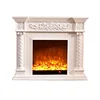 China Manufacturers Ce Approved Indoor Remote Control Freestanding Butane Fireplace