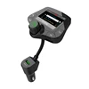 GXYKIT new design QC3.0 fast car charger 2 inch color LCD screen bluetooth 5.0 modulator car mp3 player fm transmitter