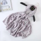 Hot sale fashion printed muslim hijab with beautiful polyester design summer spring shawl fancy light weight hijab scarf