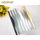 Aluminium Profile long edge pull customize furniture kitchen cabinet handle