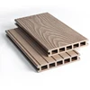 Hollow profile scratch resistant 3D deep embossed wpc composite roof decking