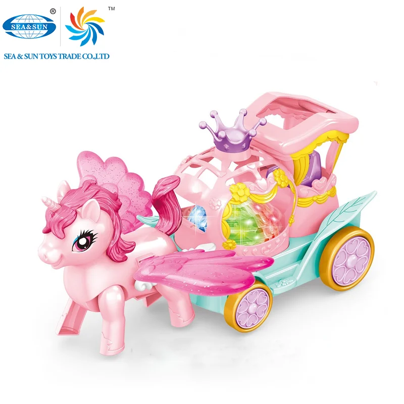 battery operated princess carriage