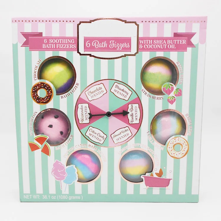 private label essential oil 6 gift surprise bath bomb packaging, N/a
private label essential oil 6 gift surprise bath bomb packaging, N/a