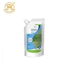 white custom printing OEM free sample liquid stand up pouch with spout