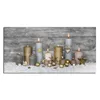 Christmas LED canvas wall art , lighted canvas photo print wholesale