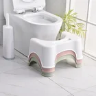 PLASTIC TOILET ADULT long STEP STOOL BATHROOM With 3 Color