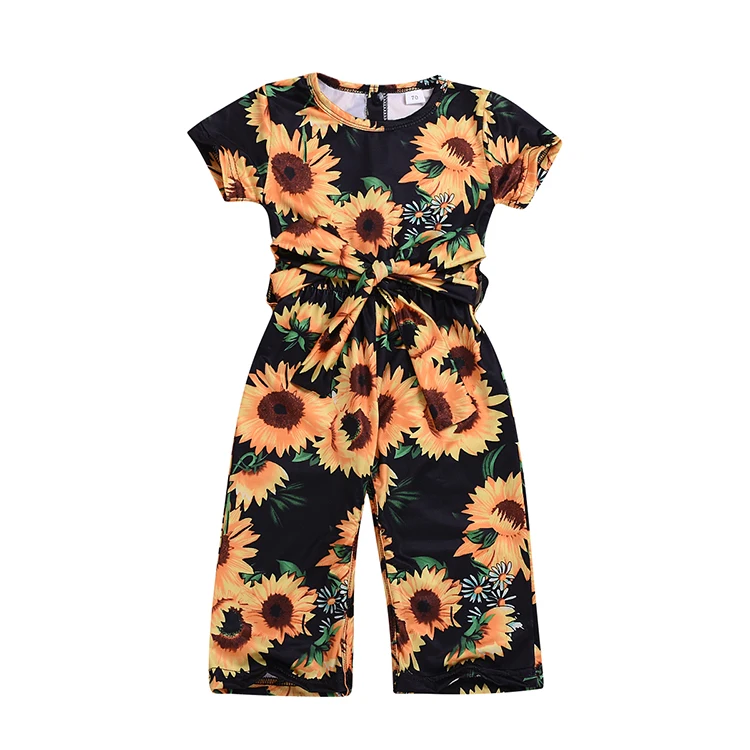 Baby clothing girl toddler jumpsuit floral princess romper playsuit short sleeve sunflower kids jumpsuits
Baby clothing girl toddler jumpsuit floral princess romper playsuit short sleeve sunflower kids jumpsuits
