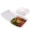 2500ml disposable large single compartment foam lunch box ps material takeaway foam food container for meat rice and restaurant