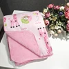 China manufacturer minky fabric security Baby blanket gift set for sale