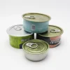 100ml 100g in stock empty food grade tuna tin cans packing caviar tins for fish Tin Can-888A