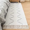 2019 Wholesale unique style home decor living room floor mat door mats hand made off white rug carpet