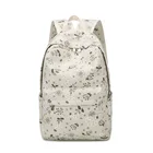 School School Bags Customized Popular Design Canvas Girls School Bag With Large Capacity