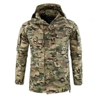 Waterproof Military Windbreaker Coat Hoodie Warm Outdoor Tactical Combat Windbreaker Jacket