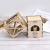 led wooden candle box candle holder carved wooden box for decoration