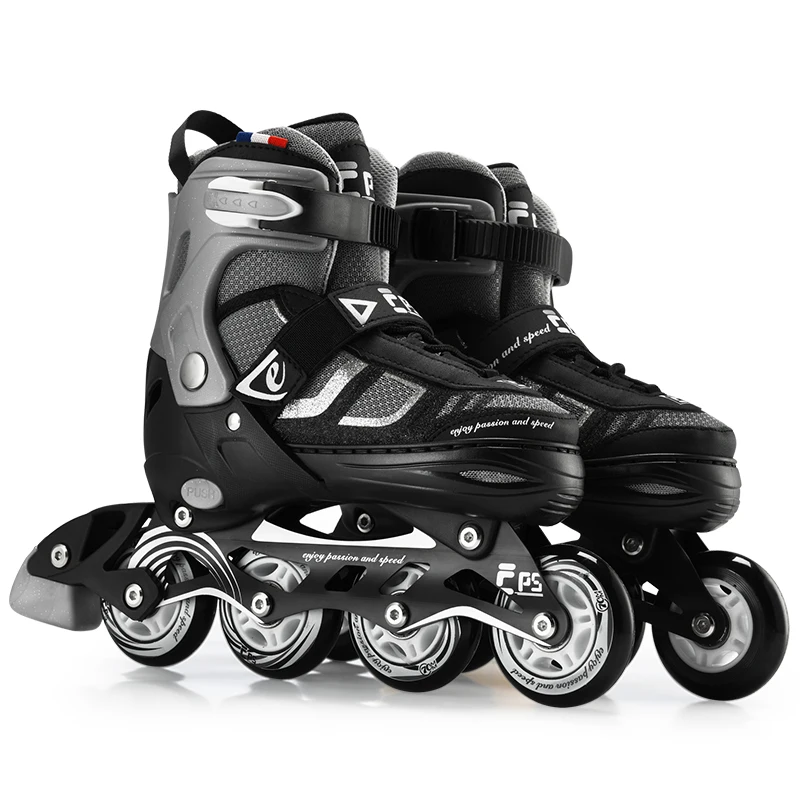 Outdoor popular light-up artistic roller skates factory wholesale inline skates, Black and blue/black and pink/black and silver
Outdoor popular light-up artistic roller skates factory wholesale inline skates, Black and blue/black and pink/black and silver