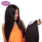 YF 100% Raw Virgin Hair High Quality Indian Hair Bundles Kinky Straight Yaki Unprocessed