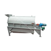 Trommel rotary drum vacuum filter topsoil screener