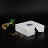 Rigid Cardboard Plain Large White Magnetic Gift Box White With Lid