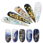 QF GSP-139 Angel Shining Mixed Sizes & Shapes Nail Art Flakes Glitter For Nail Art Decoration