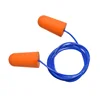 custom orange bullet shape disposable PU foam noise cancelling safety earplugs for ear protection
