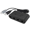 USB Converter for Gamecube Wii U Adapter 4 Port for NGC Controller Adapter For Nintendo Wii U/Switch/PC USB Controller Adapter