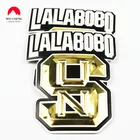 Custom Heat Transfer Embossed Tpu Patch Label Logo for Sportswear