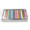 Hot Selling cheap price beauty girls dye 12color sticks set manufacturer temporary color hair color chalk