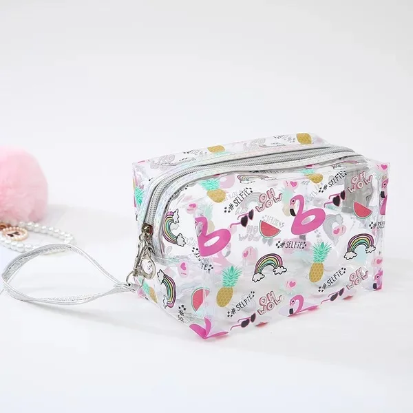 Cute Unicorn PVC Transparent Travel Accessory Cosmetic Bag Waterproof Makeup Pouch Cactus Flamingo Wash Kits Organizer Bag Pouch, Multi color
Cute Unicorn PVC Transparent Travel Accessory Cosmetic Bag Waterproof Makeup Pouch Cactus Flamingo Wash Kits Organizer Bag Pouch, Multi color