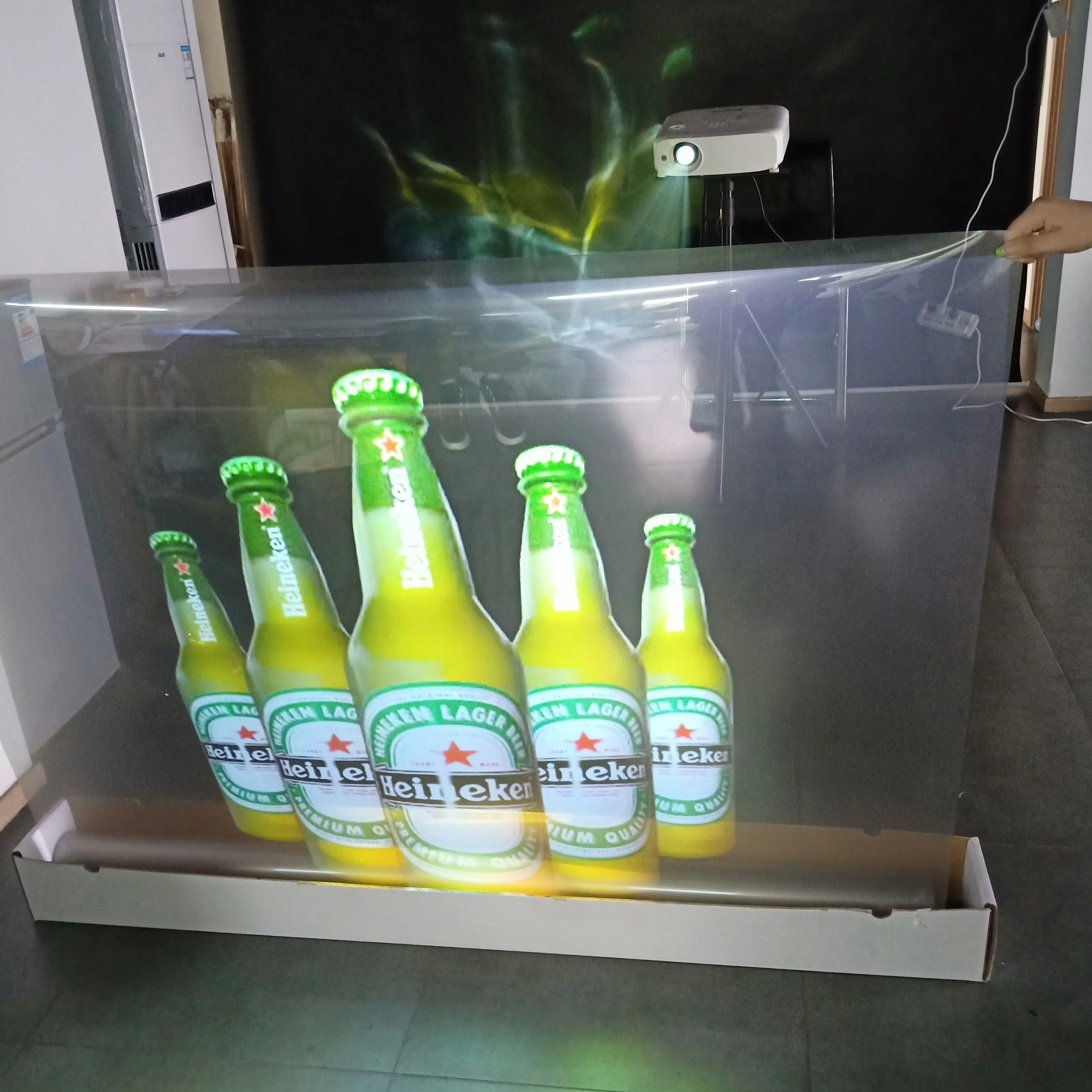 support short-throw rear projection film, Transparent or dark grey color
support short-throw rear projection film, Transparent or dark grey color