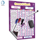 8.7-4A2 Dry erase magnetic task planner kids planner for fridge