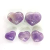 wholesale natural dream amethyst heart shape crystal stone love pendant wedding gift decoration