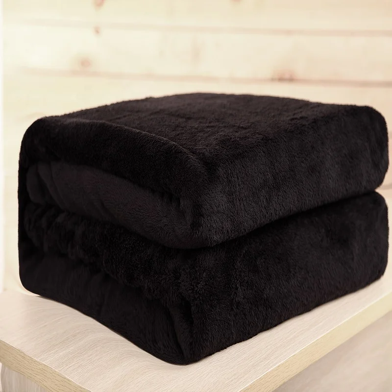 150x200cm Black Blanket Fleece Flannel Frazada Solid Super Soft Small Blankets On For The Sofa Bed Mantas E Cobertores
150x200cm Black Blanket Fleece Flannel Frazada Solid Super Soft Small Blankets On For The Sofa Bed Mantas E Cobertores