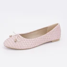 women office casual fancy lady round toe flat shoes