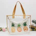 Combination Package Customized Fashion Transparent Pvc Cotton Bag