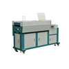 A4 A3 spine & side glue paper processing binder book binding machine with 3 rollers