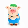 2019 Chinese new year mascot stuffed pig toy clothing fashion new custom plush soft toy pig hanging ornaments