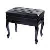 Adjustable Fashion wooden chair piano stool bench chair with storage case