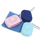 Microfiber Custom Logo Pocket Size Travel Quick Dry Ice Cooling Towel With Silicone Box