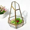 Good Quality Beautiful Design Terrarium Vase Pyramid shape Succulent Geometric pot for wedding or home decoration