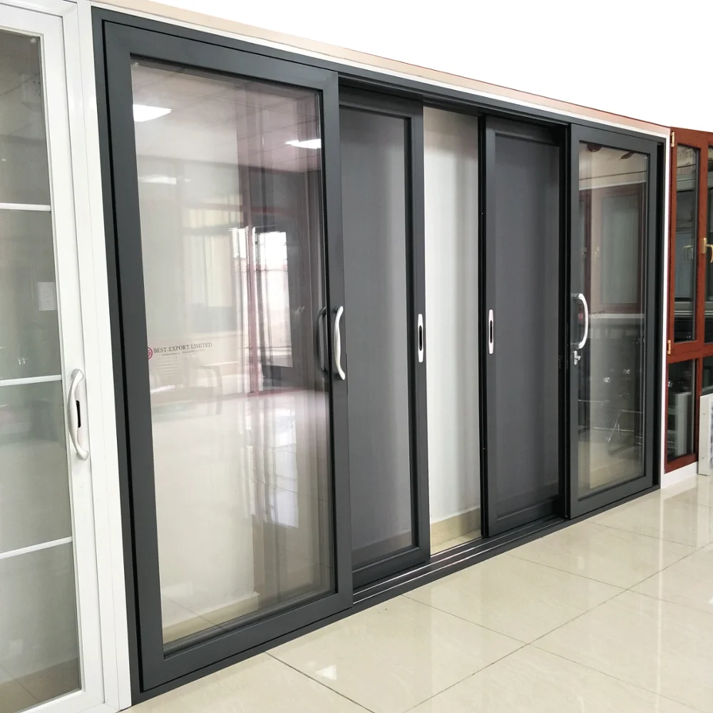 Teeyeo Aluminum Alloy Stackable Sliding Doors Buy Aluminum Alloy Stackable Sliding Door Aluminum Alloy Sliding Door Aluminum Door Product On