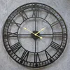 88cm Minimalist Metal Big Wall Clocks with Roman numbers