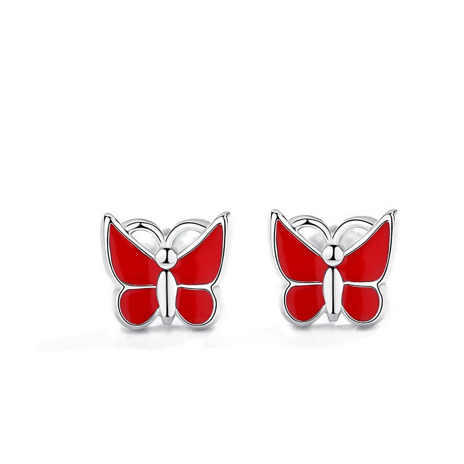 The 925 Sterling Silver Animal Earrings Butterfly Stud Earrings Fashion silver-jewelry
The 925 Sterling Silver Animal Earrings Butterfly Stud Earrings Fashion silver-jewelry