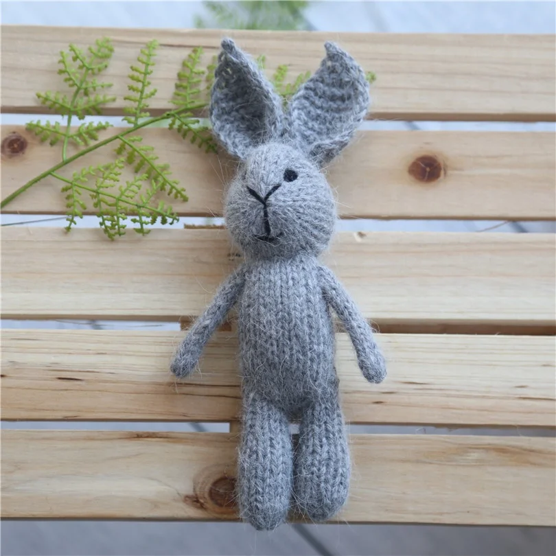 Grey Newborn Bunny Rabbit Soft Toy Stuffed Rabbit Baby Doll Amigurumi Animals Gift Photo Props
Grey Newborn Bunny Rabbit Soft Toy Stuffed Rabbit Baby Doll Amigurumi Animals Gift Photo Props