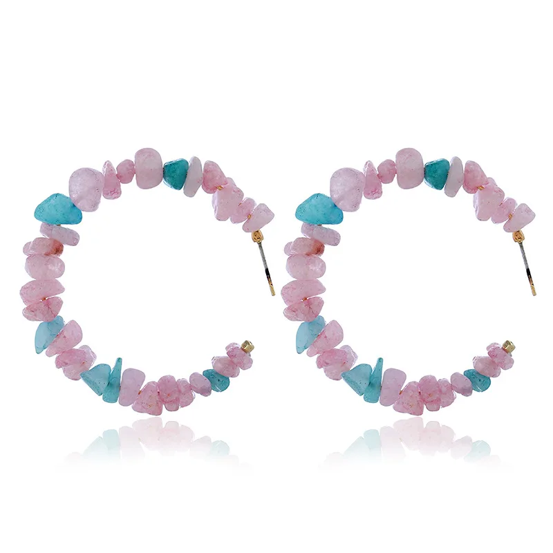2019 New Style Bohemian Natural Stone Beaded Beach Earrings for Women Fashion Jewelry, Multi color
2019 New Style Bohemian Natural Stone Beaded Beach Earrings for Women Fashion Jewelry, Multi color