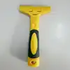Yellow Plastic Handle 4" Wide Razor Blade Cleaning Tools Scraper