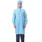 unisex protective clothing ESD clean room smock antistatic workwear uniform suit