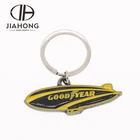 Custom metal special airplane shape key chain for boys