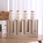 Plastic Paper Cup Holder Dispenser Organizer Coffee Drink Cup Stand Home Party Buffet 3 Colors