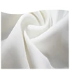 4 way stretch knitted shiny bleached white polyester spandex swimwear fabric
