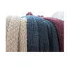 zero defect 50DB53-2 100%polyester chenille micro fiber machine knit sweater knit throw blanket